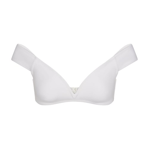 SKIMS Shaping Swim Off The Shoulder Bikini Top Marble | 948537-JMQ